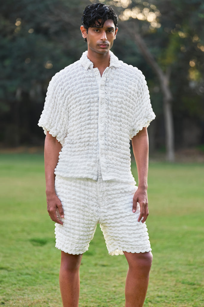BUBBLE TEXTURED SHIRT dash and dot