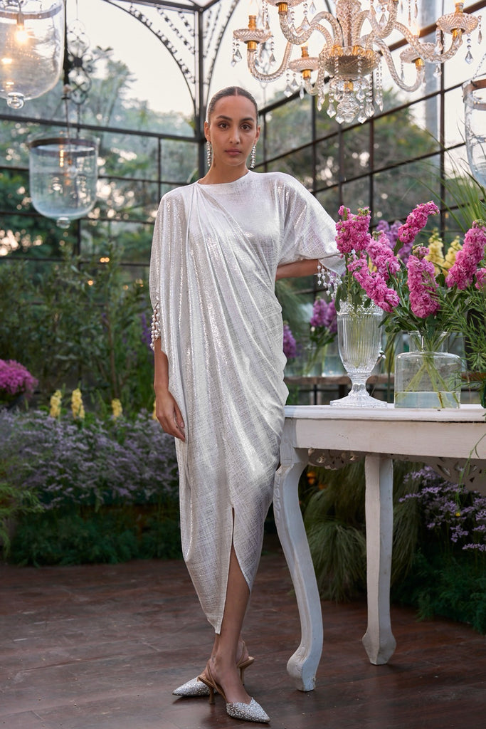 DRAPED PEARL KAFTAN dash and dot