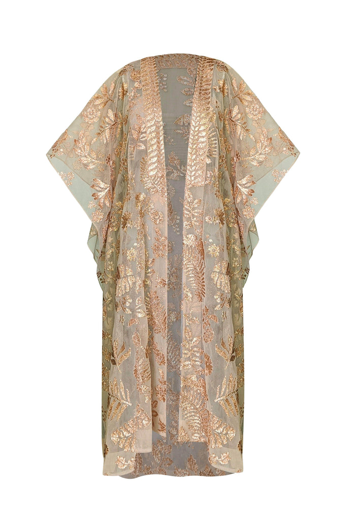 METALLIC BADLA STITCH CAPE - dash and dot dash and dot