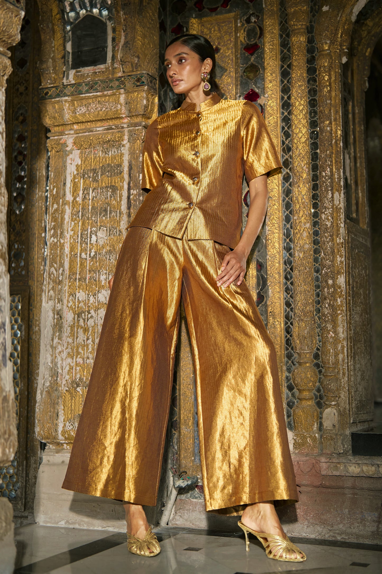 BENARES BROCADE PANT