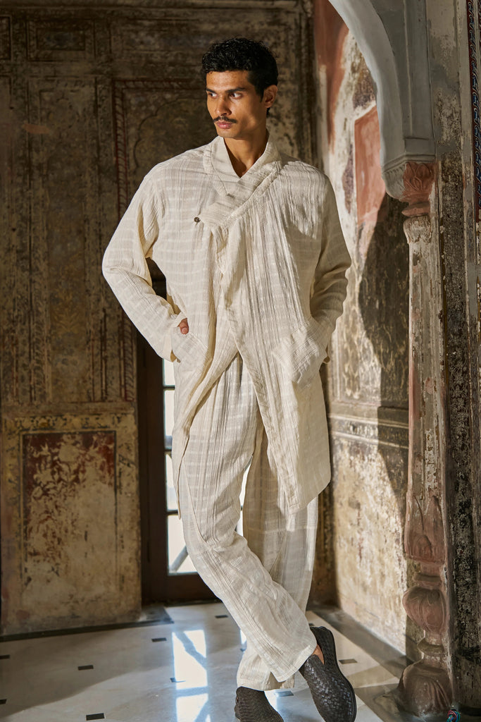 TEXTURED LINEN PANT dash and dot