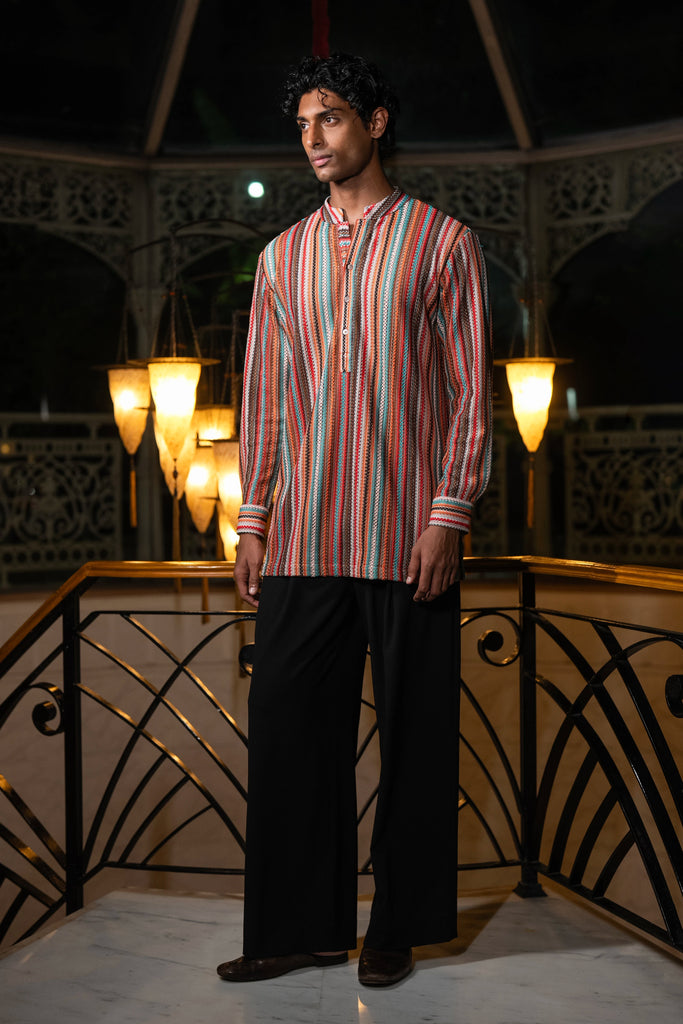 CROCHET LACE KURTA-SHIRT dash and dot