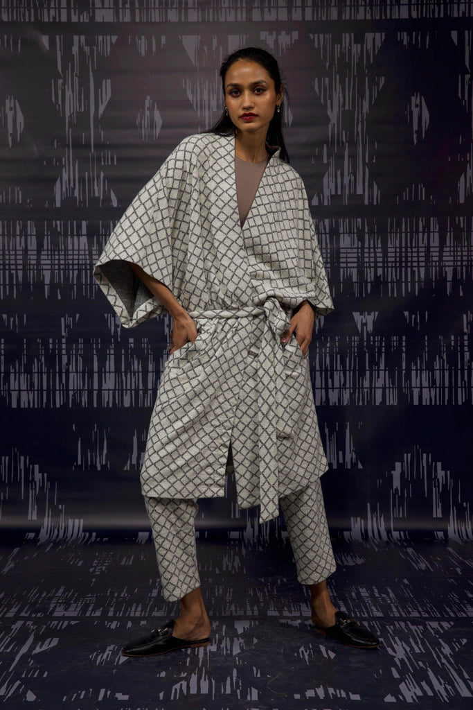 KNITTED ROBE SET - dash and dot dash and dot