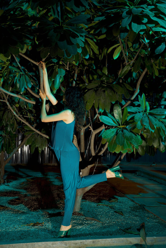 PLEAT SLEEVELESS DRUM SET - dash and dot dash and dot