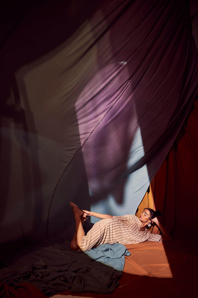 CHEVRON SKIRT SET - dash and dot dash and dot