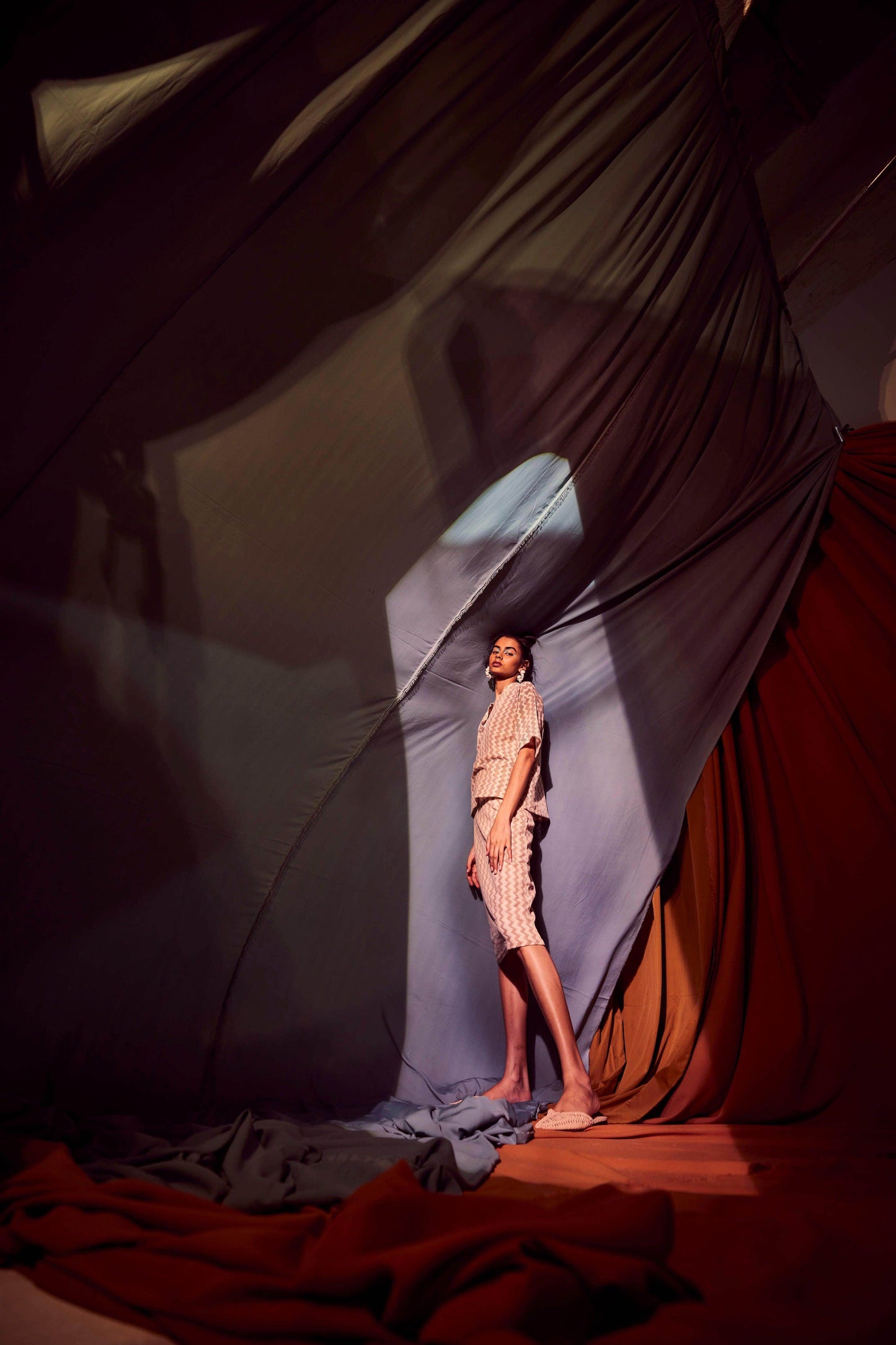 CHEVRON SKIRT SET - dash and dot