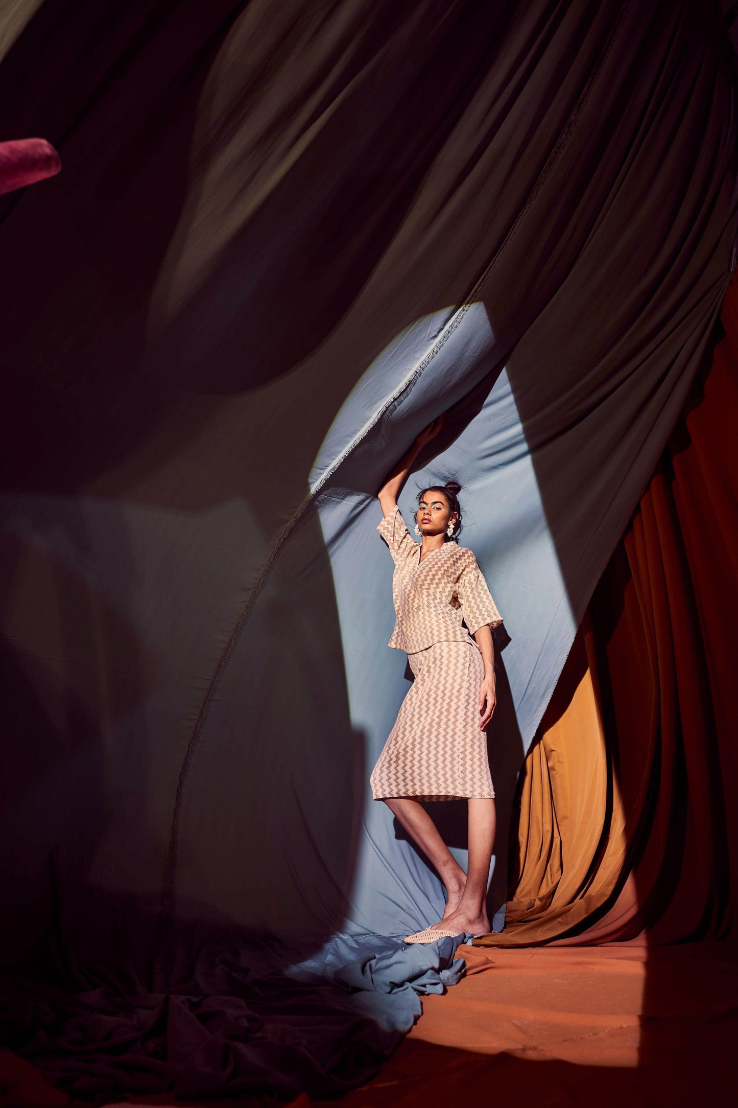 CHEVRON SKIRT SET - dash and dot