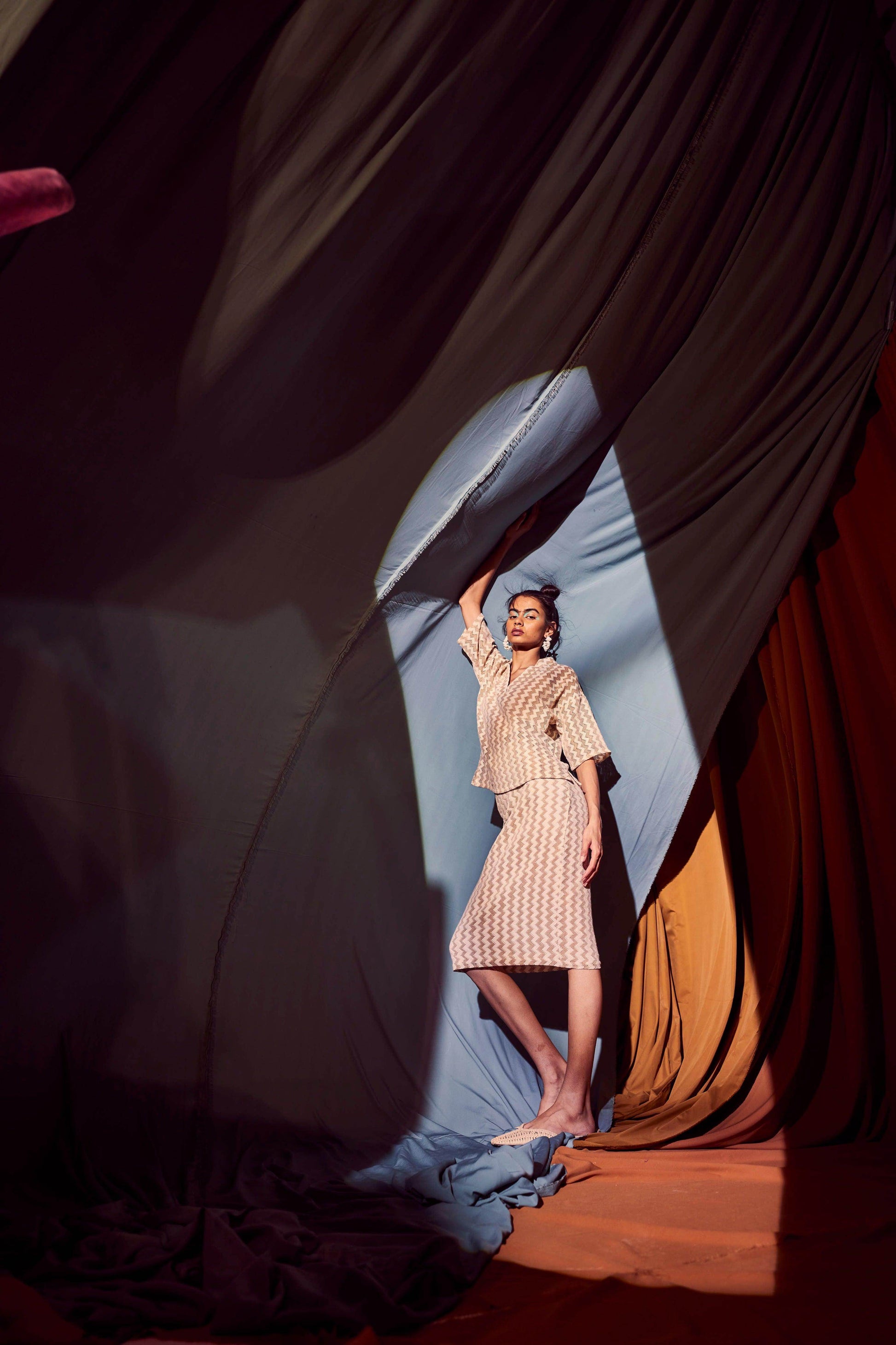 CHEVRON SKIRT SET - dash and dot