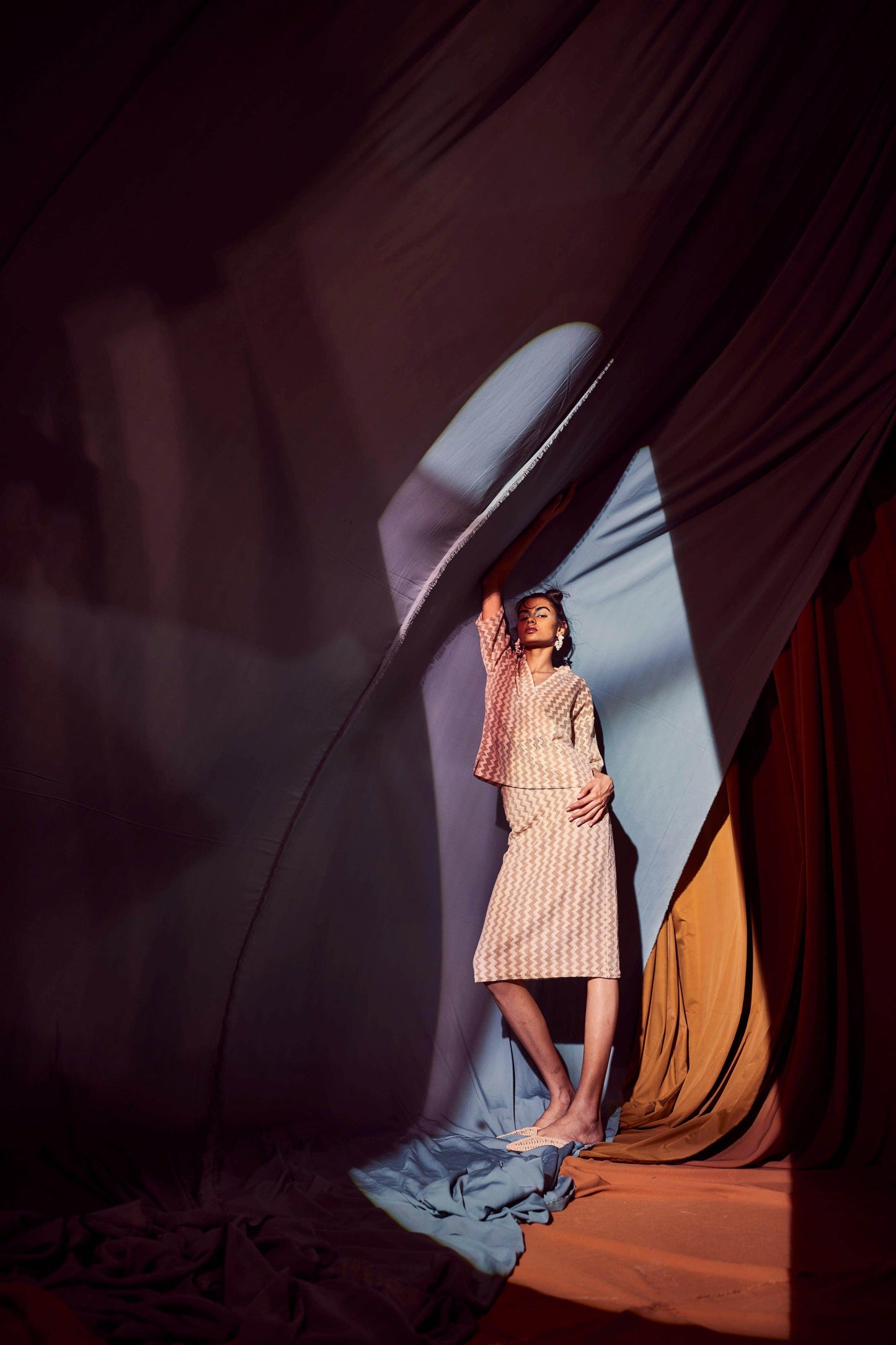 CHEVRON SKIRT SET - dash and dot