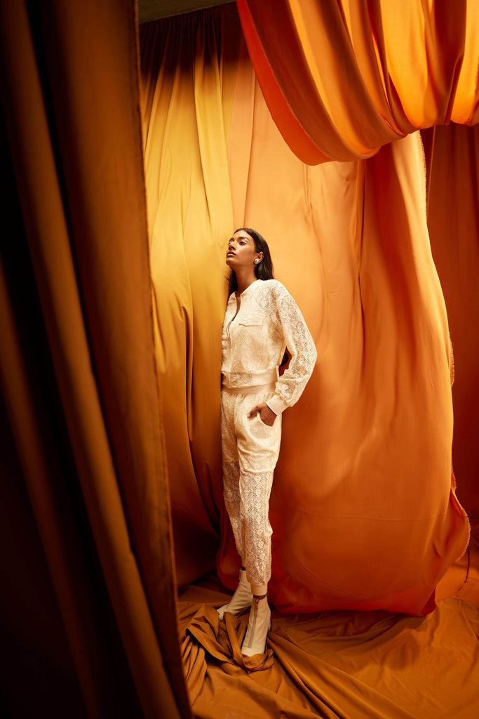 LACE TRACK SET - dash and dot dash and dot