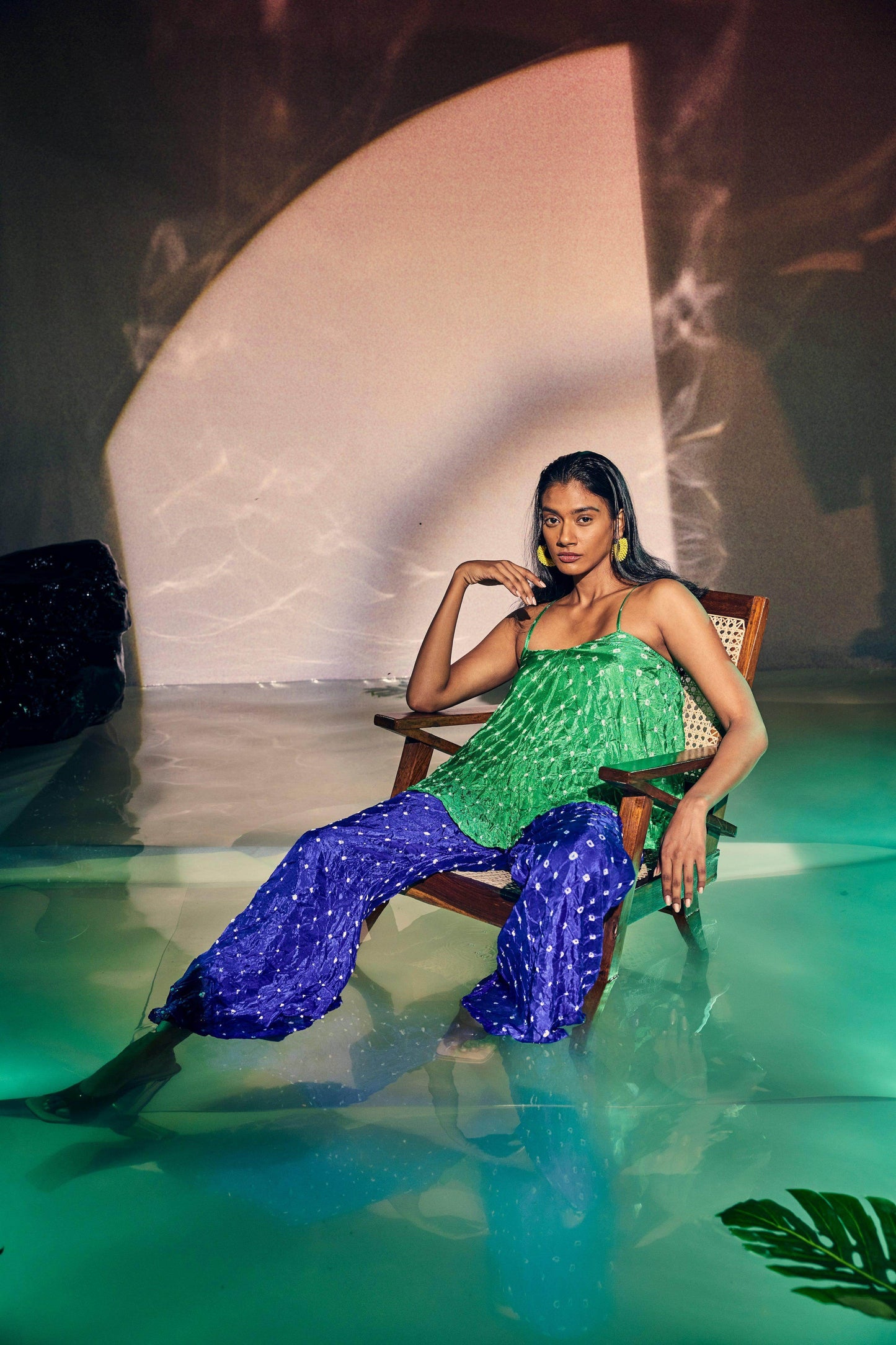 BANDHANI CAMI PANT SET - dash and dot