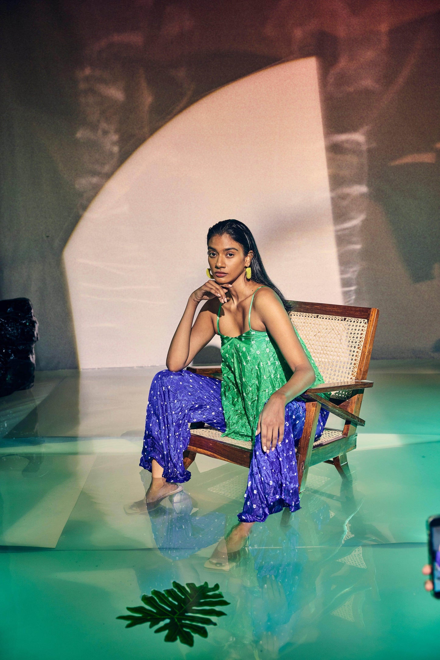 BANDHANI CAMI PANT SET - dash and dot