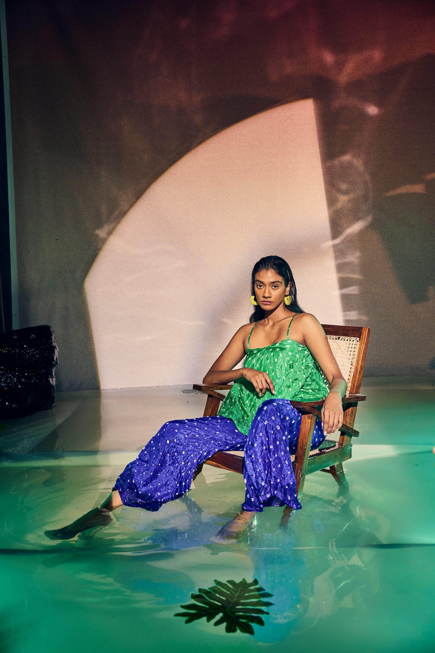 BANDHANI CAMI PANT SET - dash and dot