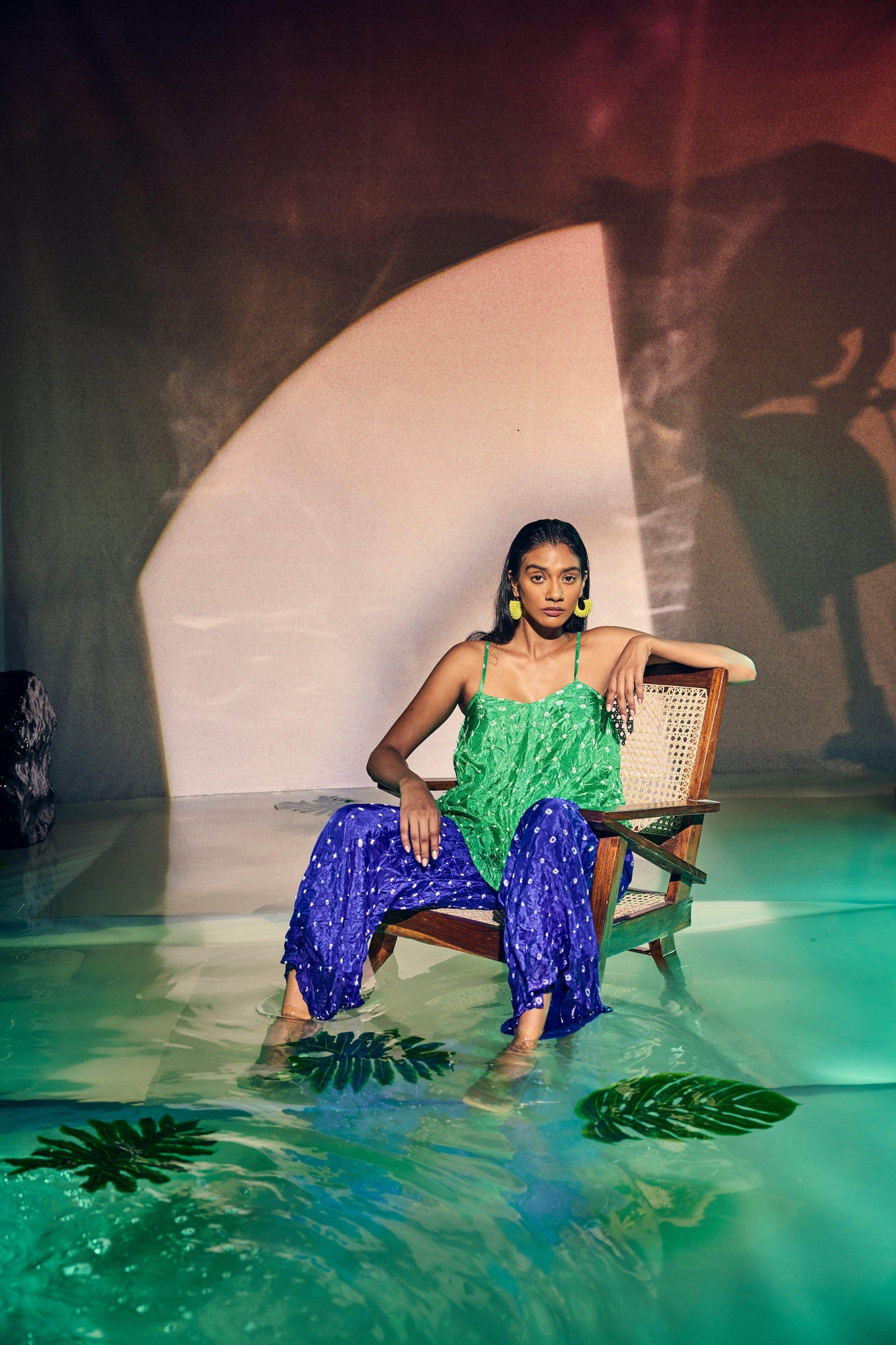 BANDHANI CAMI PANT SET - dash and dot