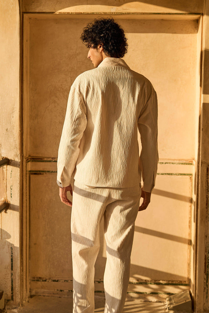 SIDE TIE TEXTURED SET - dash and dot dash and dot