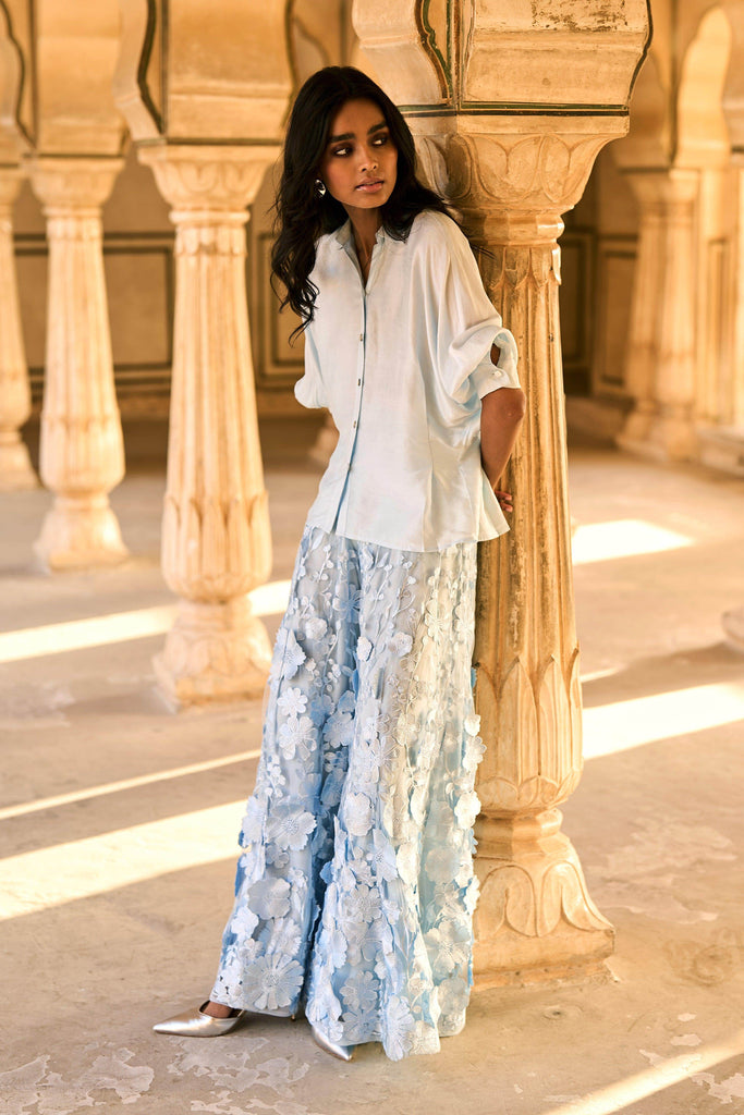 3D FLORAL LACE PANT - dash and dot dash and dot