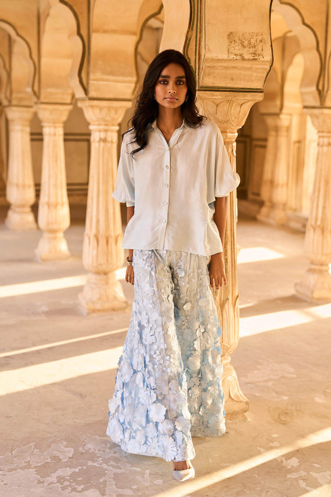 3D FLORAL LACE PANT - dash and dot dash and dot