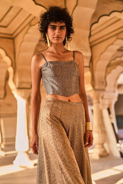 METALLIC CORSET - dash and dot