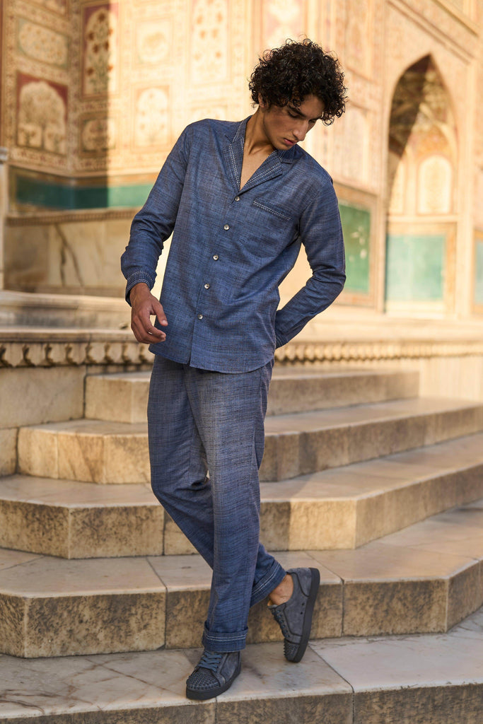 RUNNING STITCH SHIRT - dash and dot dash and dot