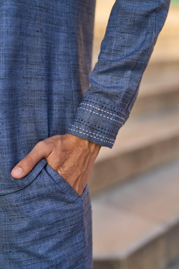 RUNNING STITCH SHIRT - dash and dot dash and dot