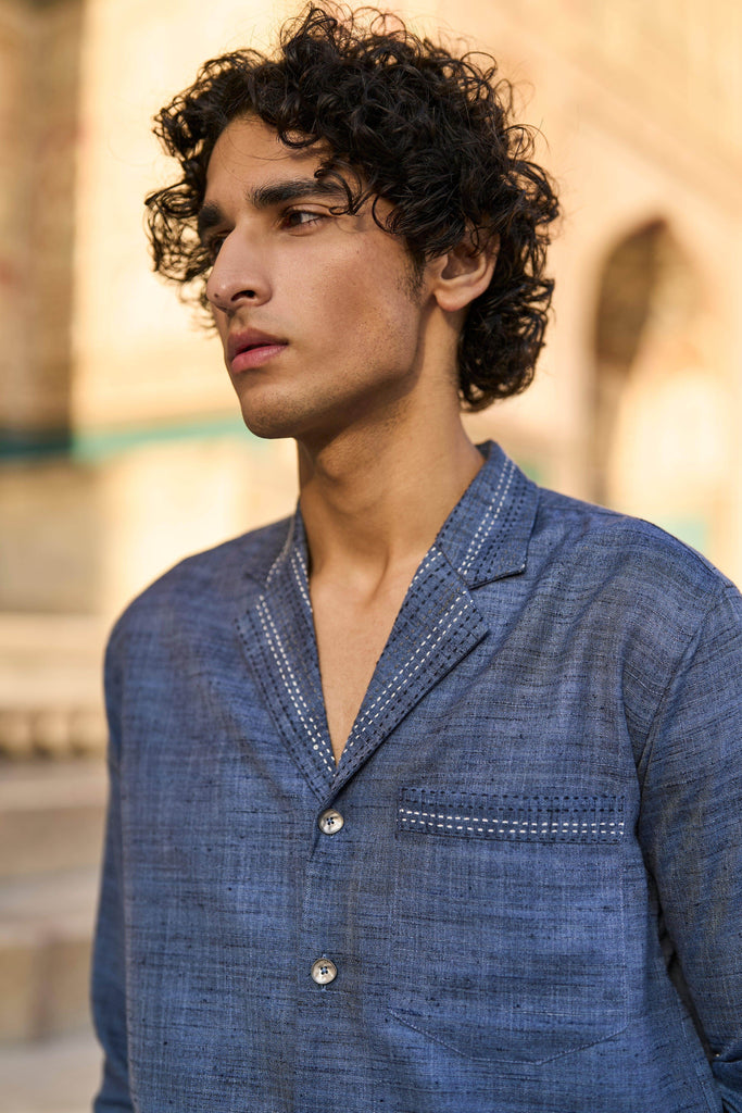 RUNNING STITCH SHIRT - dash and dot dash and dot