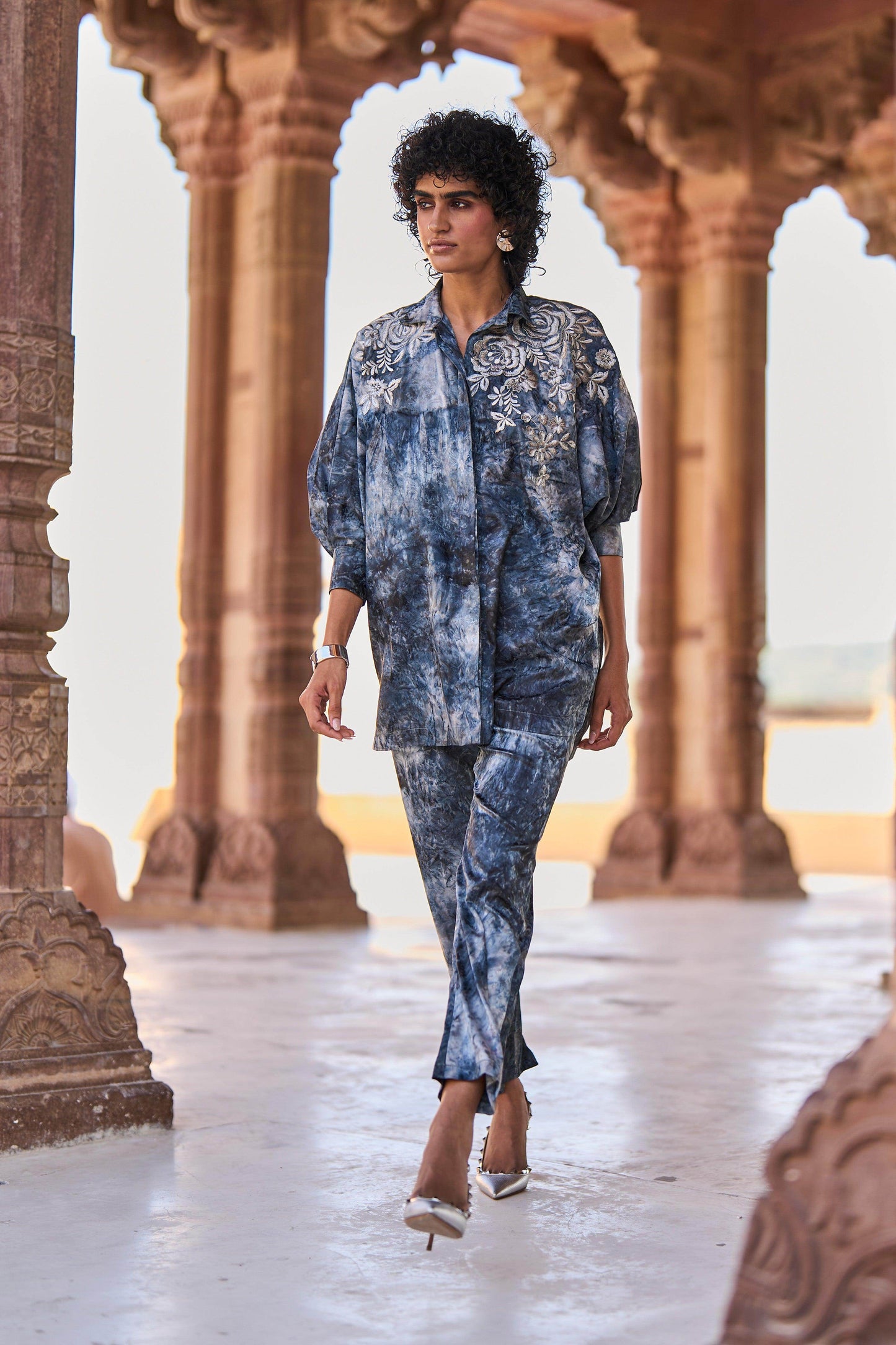 TIE DYE JACQUARD PANT - dash and dot