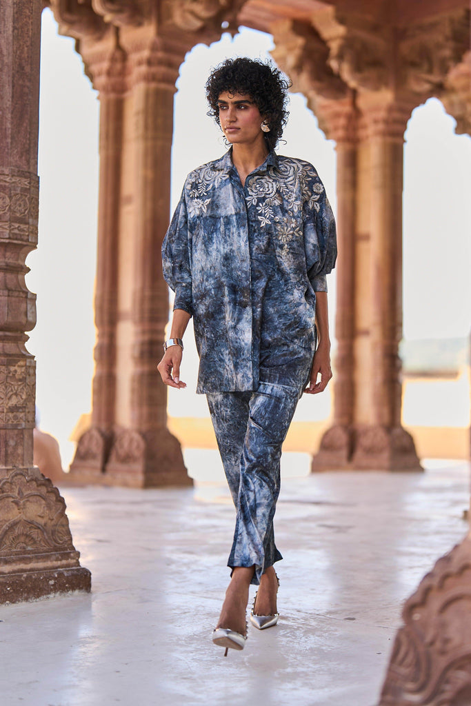 TIE DYE JACQUARD PANT - dash and dot dash and dot