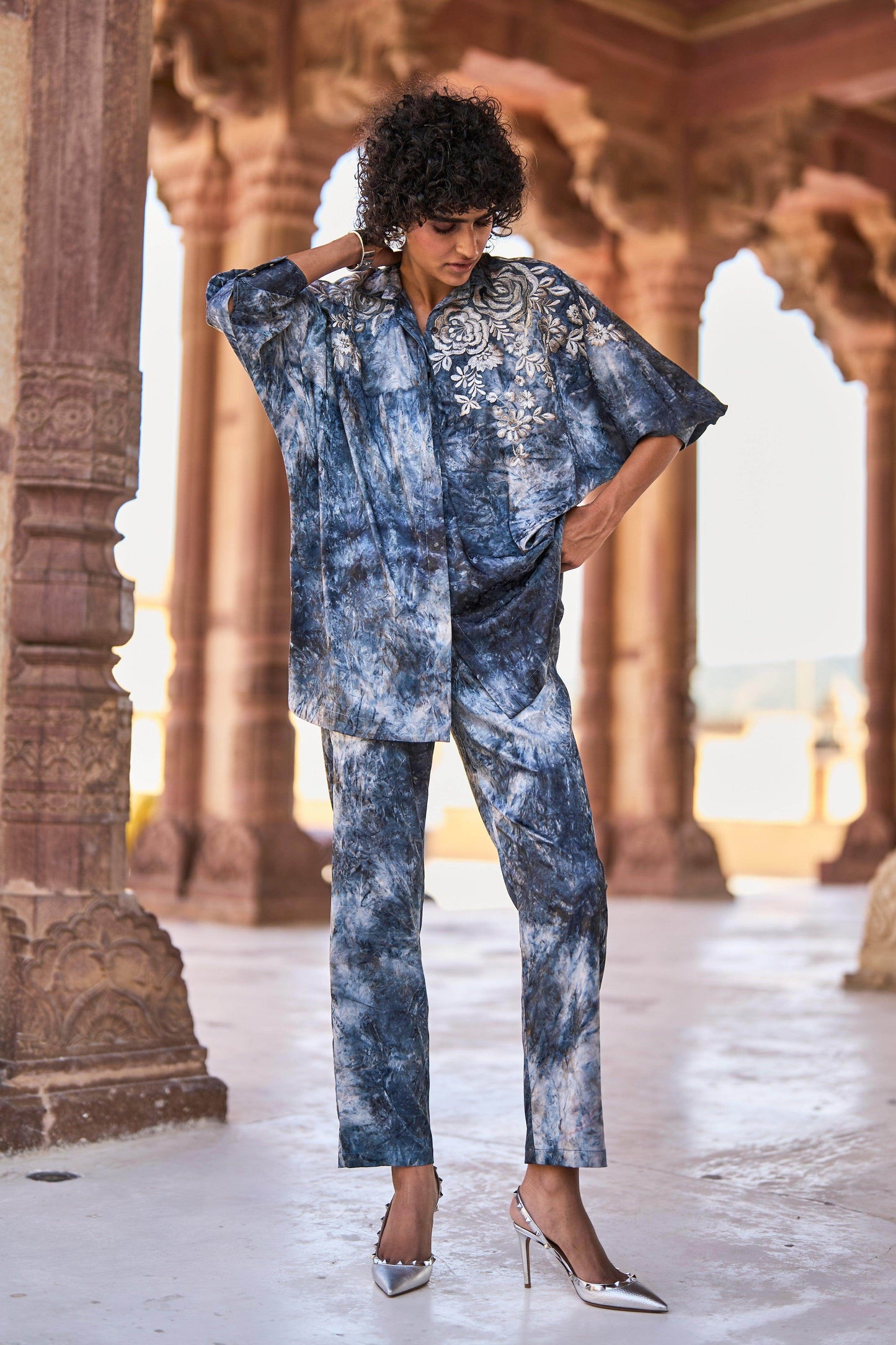 TIE DYE JACQUARD PANT - dash and dot