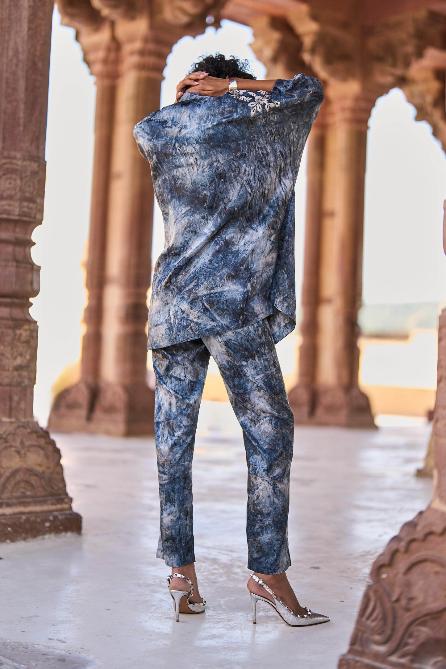 TIE DYE JACQUARD PANT - dash and dot