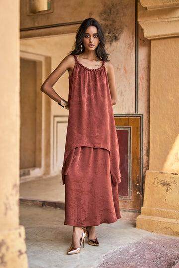 BEADED NECK DRAPED SET - dash and dot dash and dot