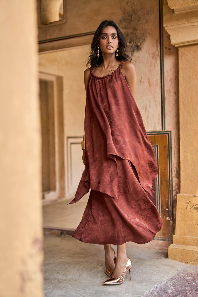 BEADED NECK DRAPED SET - dash and dot dash and dot