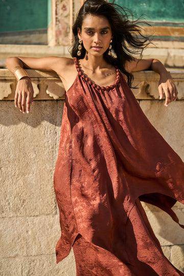 BEADED NECK DRAPED SET - dash and dot dash and dot