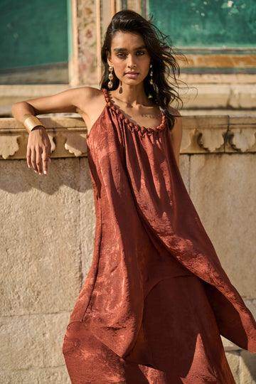 BEADED NECK DRAPED SET - dash and dot dash and dot