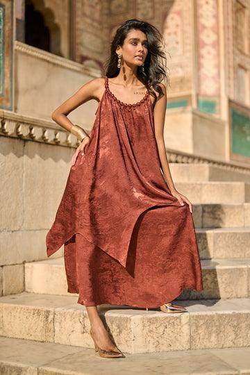 BEADED NECK DRAPED SET - dash and dot dash and dot