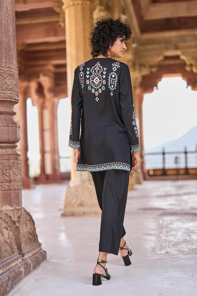 SIDE EMBROIDERED PANT - dash and dot dash and dot