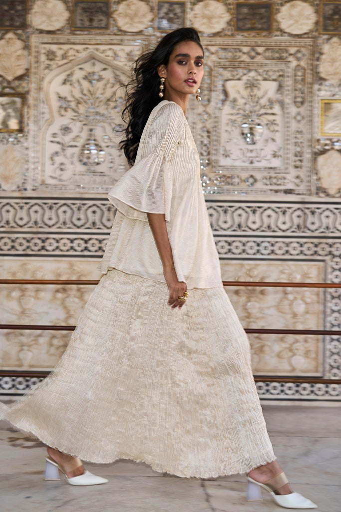 CRINKLED TISSUE SKIRT - dash and dot dash and dot