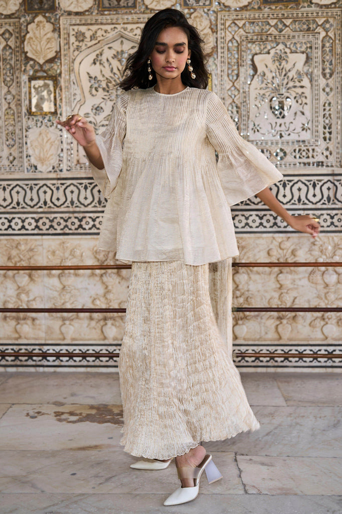 CRINKLED TISSUE SKIRT - dash and dot dash and dot