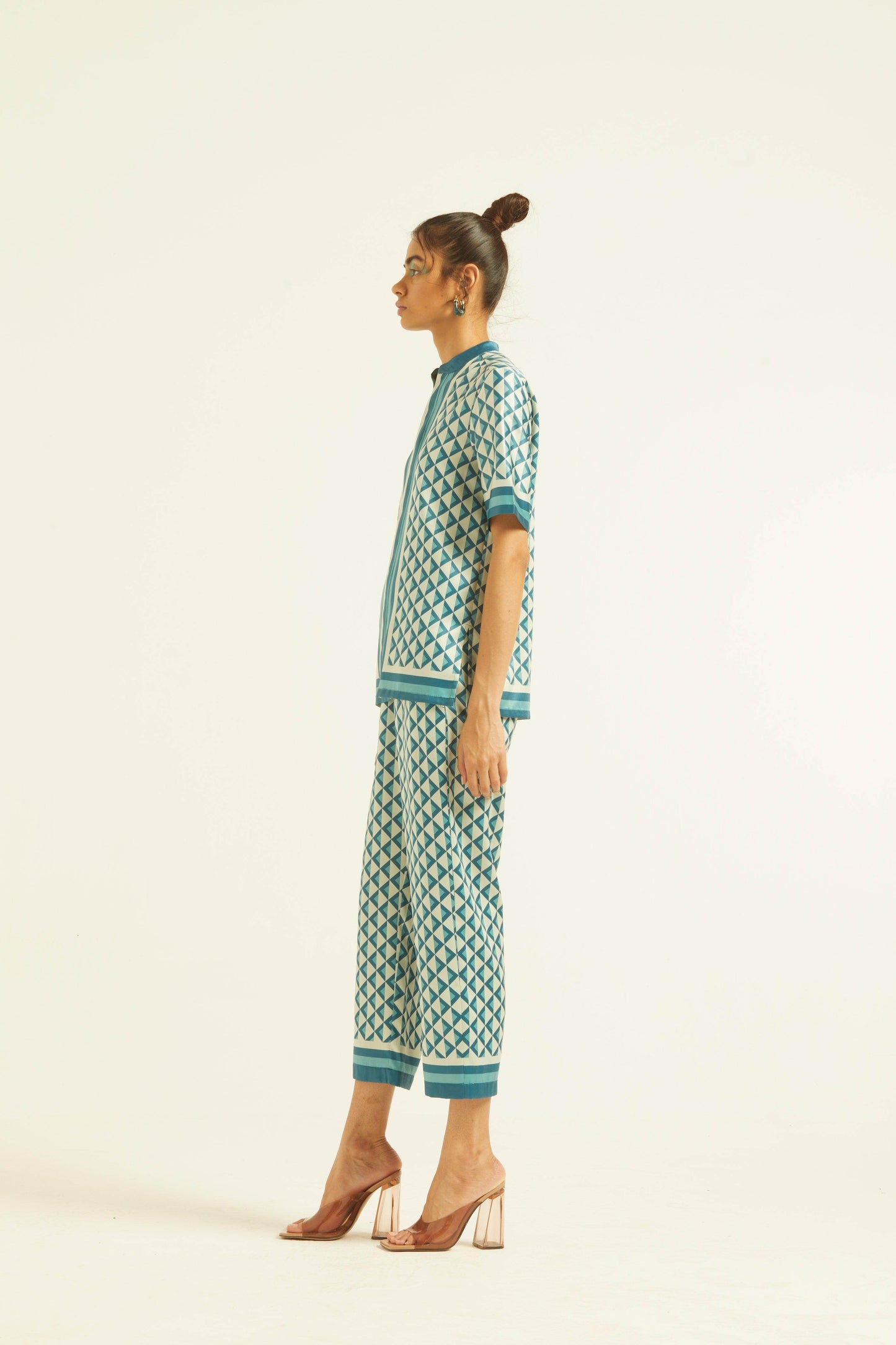 BORDER PRINT PANT - dash and dot