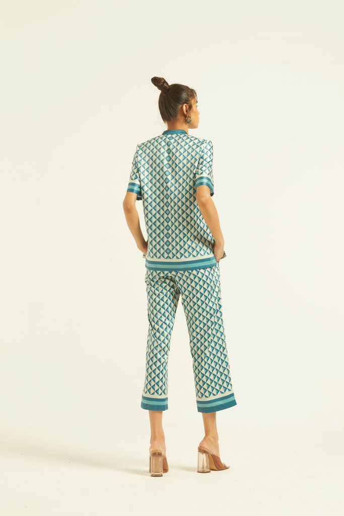 BORDER PRINT PANT - dash and dot dash and dot