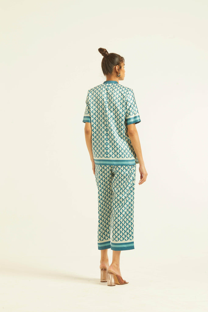 BORDER PRINT PANT - dash and dot dash and dot