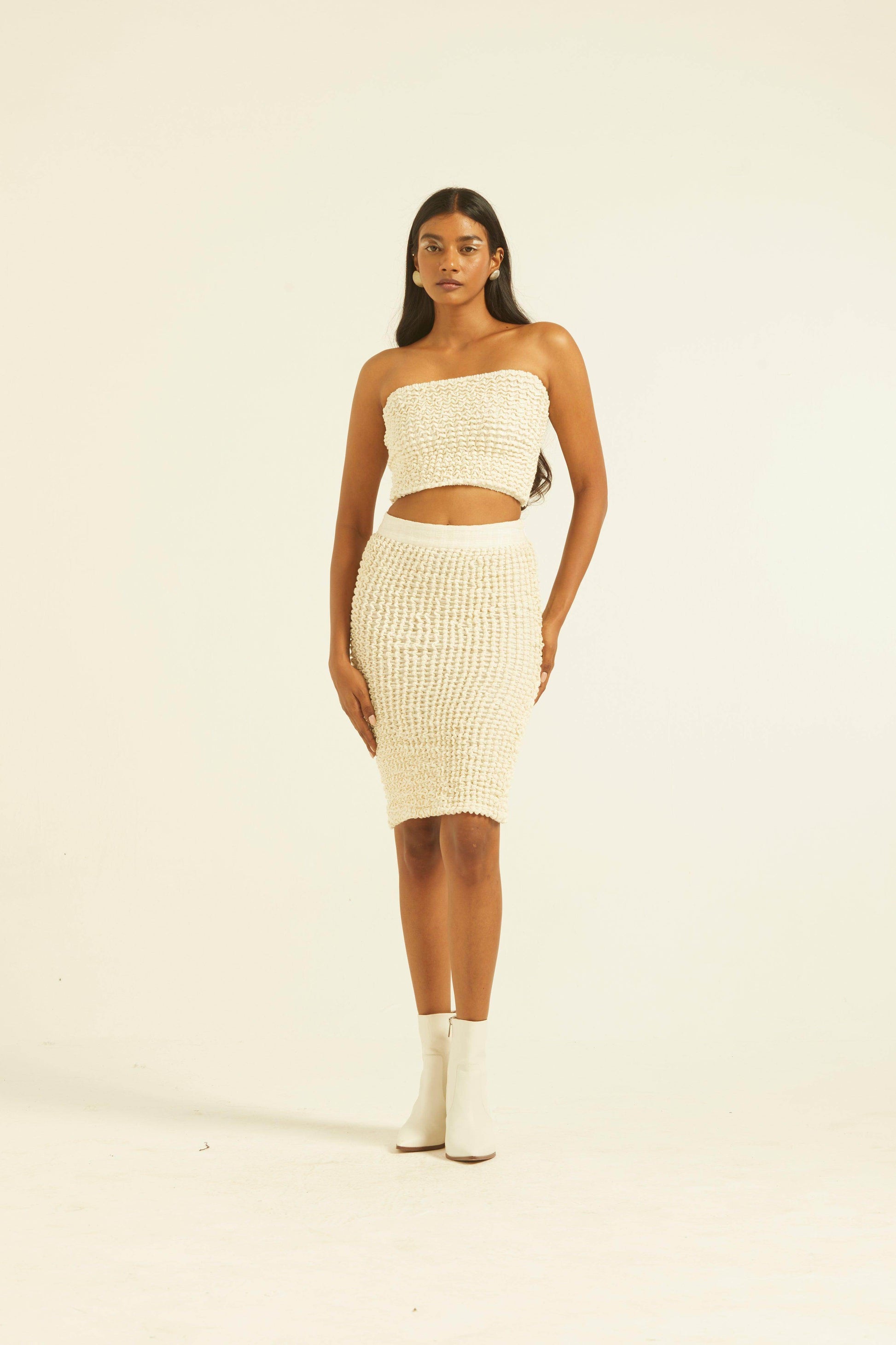 SMOCKED BANDEAU - dash and dot