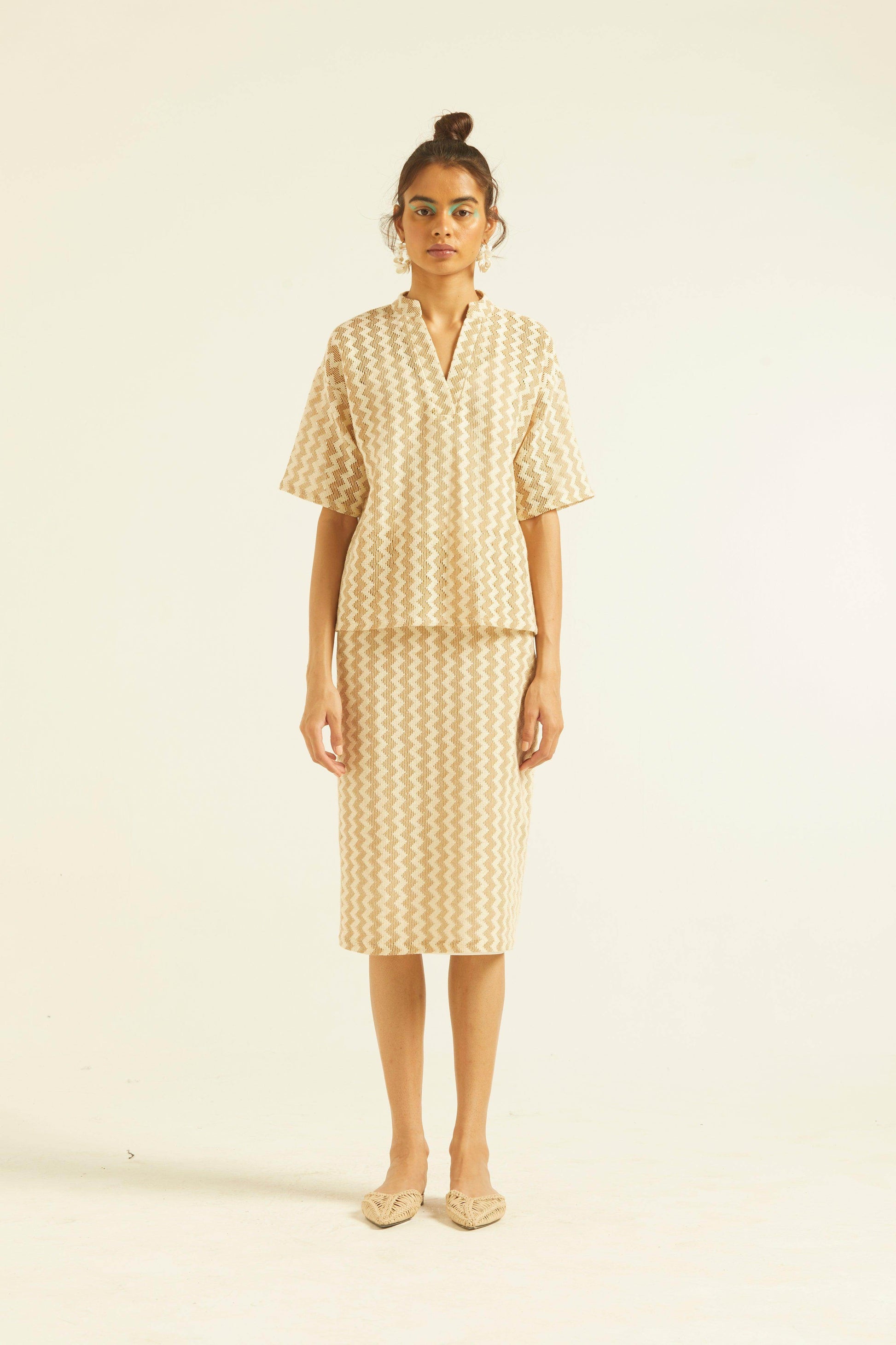 CHEVRON SKIRT SET - dash and dot