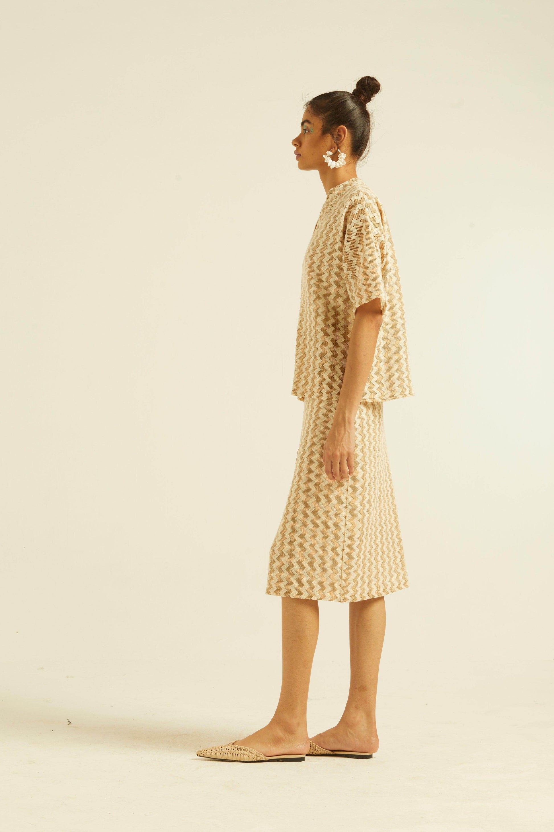 CHEVRON SKIRT SET - dash and dot