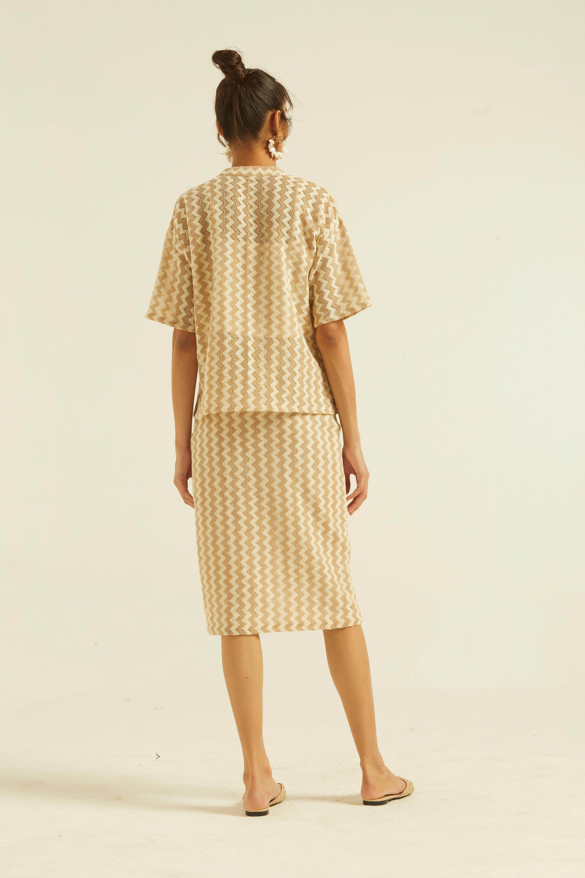 CHEVRON SKIRT SET - dash and dot