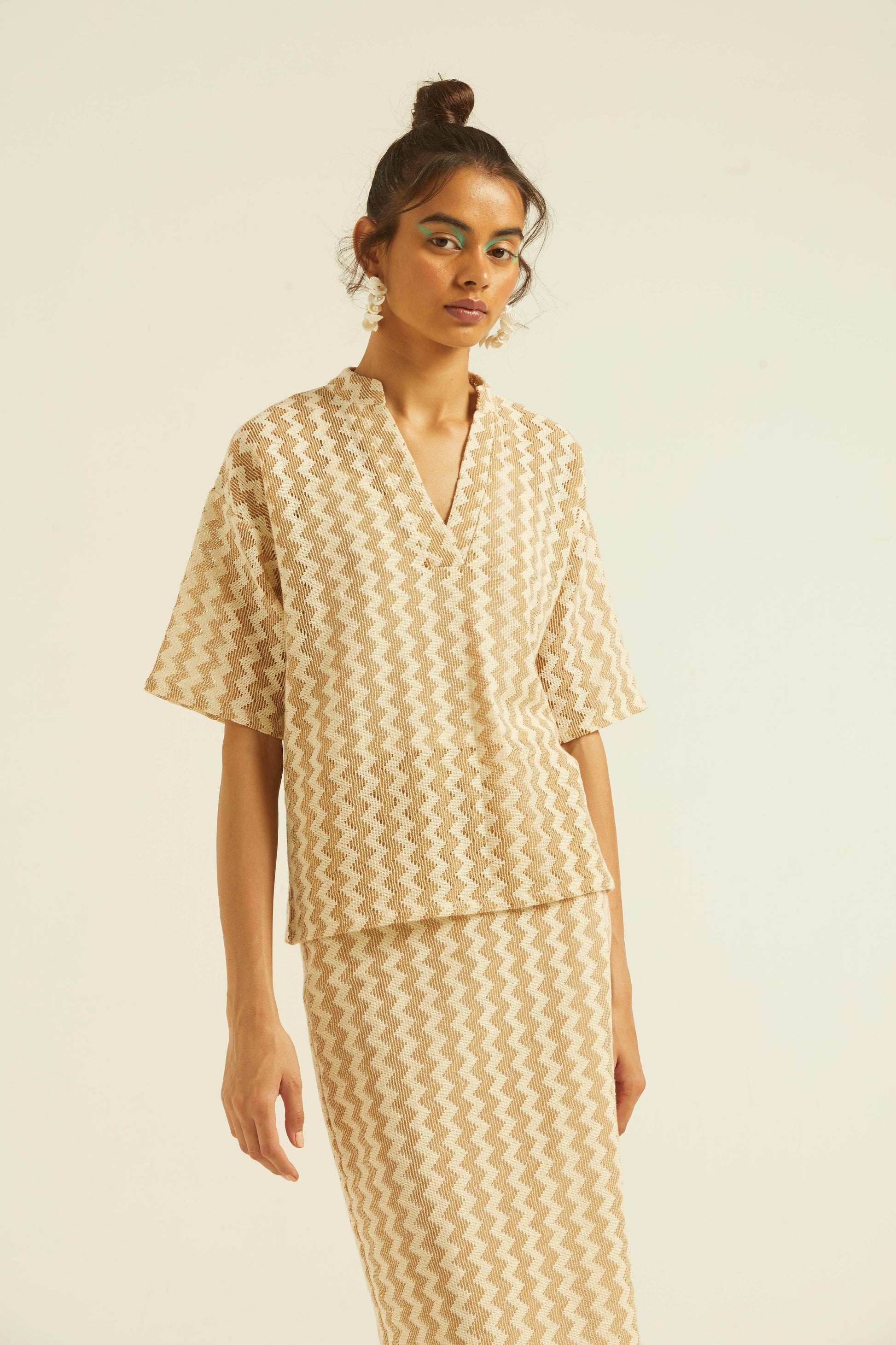 CHEVRON SKIRT SET - dash and dot