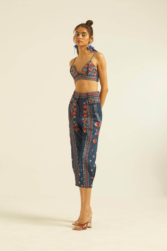 DENIM EMBROIDERED SET - dash and dot dash and dot