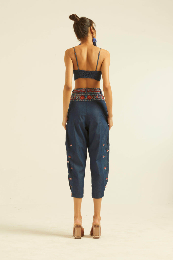 DENIM EMBROIDERED SET - dash and dot dash and dot