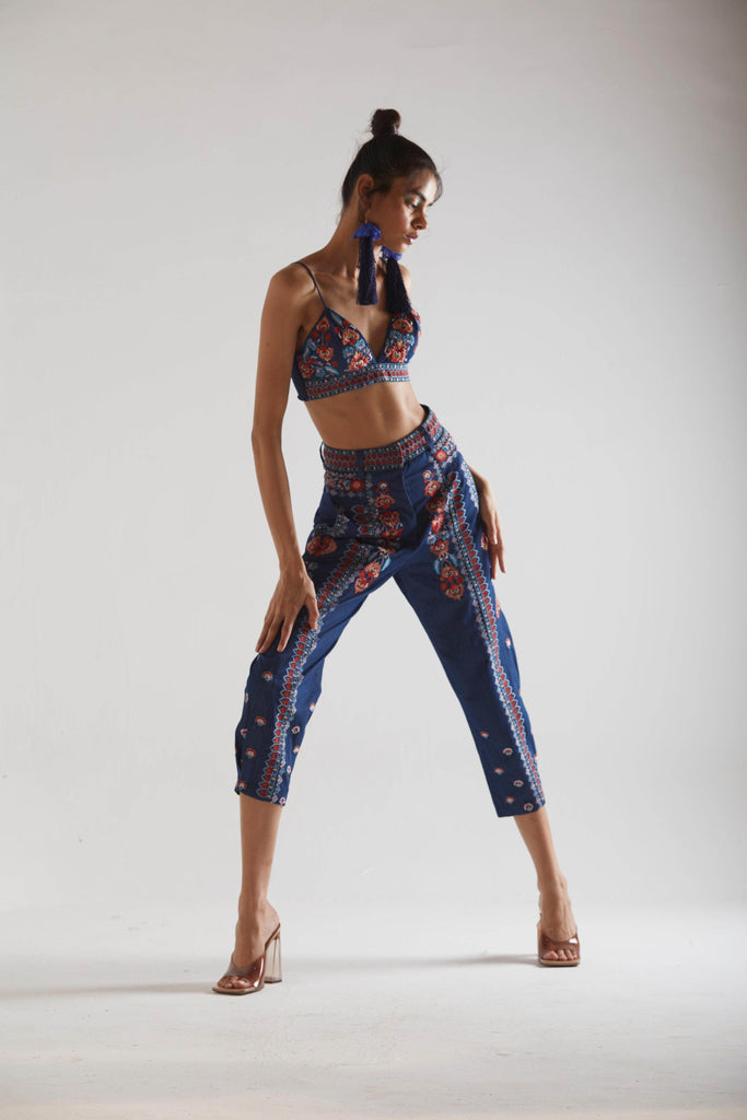 DENIM EMBROIDERED SET - dash and dot dash and dot