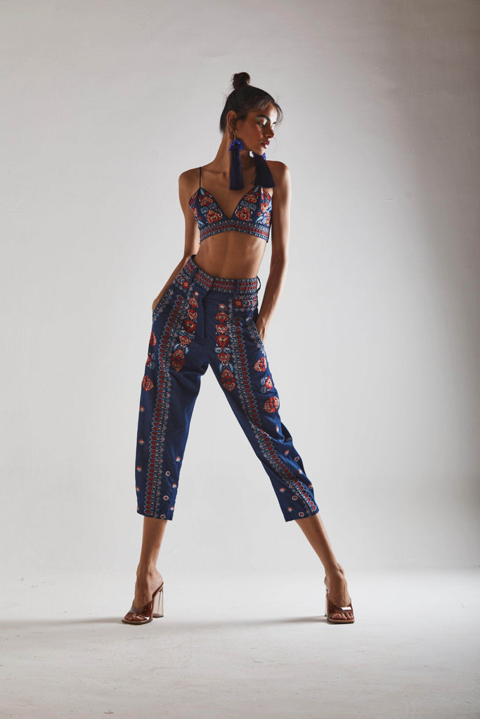 DENIM EMBROIDERED SET - dash and dot dash and dot