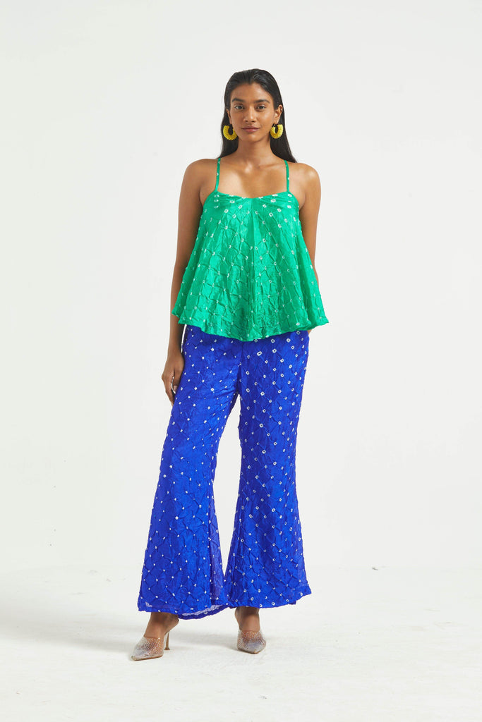 BANDHANI FLARED PANT - dash and dot dash and dot